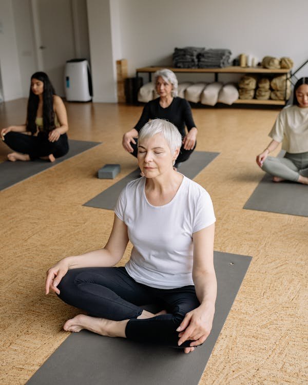 yoga middle aged